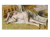 After the Bath Art Giclee Poster Print by Edgar Degas, 24x18