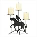 Cowboy on Horse Candleholder