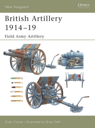 british artillery 1914 19 field army artillery new vanguard