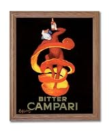 Vintage Liquor Clown Poster Ad Home Decor Wall Picture Oak Framed Art Print