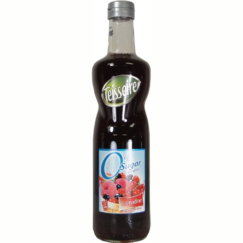 Grenadine Flavor Sugar Free - Teisseire 700ml Syrup, One