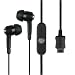 Pro Executive Black and Silver Stereo Earplugs Handsfree Hands-Free Headset Microphone for Pantech C790 Reveal, C820 MatrixPro Matrix-Pro, C530, C740 Matrix, C520, C150, C810
