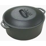 Lodge Logic Pre-Seasoned 5-Quart Dutch Oven with Loop Handles by Lodge