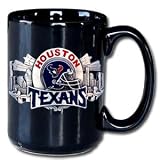 Houston Texans VIP Black 12 oz Collector's Coffee Mug - NFL Football Fan Shop Sports Team Merchandise