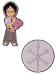 Bleach Uryu & Quincy Mark Metal Pin Set