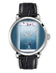 SPRAWL Aanalog Fashion Series Silver Ladies Watches of Genuine Black Leather Strap,Unique Wrist Watch for Women Girls Designed with The girl behind the scenes