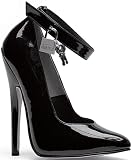 6" Heel Fetish Pump W/ Lock & Key