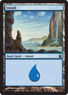 Magic: the Gathering - Island (234/249) - Theros - Foil