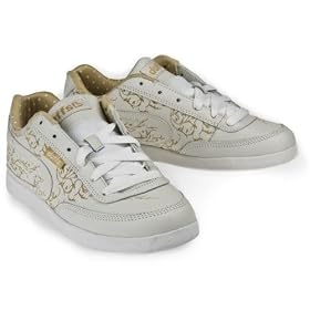 Duffs Gambler 2 Ladies Shoes - White Gold by Duffs