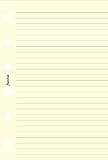 Filofax Papers Ruled Notepaper, Cotton Cream Pocket Size - FF-213053