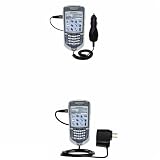 Essential Kit for the Blackberry 7150t - includes Car and Wall Charger with Rapid Charge Technology - Gomadic Brand w/ TipExchange Technology