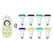Tanbaby Mi Light 2.4G 9W Wifi Smart LED Bulb Lamp Brightness color Temperature Dimmable LED Bulb+RF Remote Controller