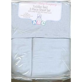 Toddler Bed Sheet Set - Solid Blue