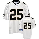 Reggie Bush #25 New Orleans Saints NFL White Youth Replica Jersey