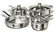 Cuisine Select Landon 7-Piece Stainless Steel Cookware Set