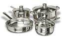 Cuisine Select Landon 7-Piece Stainless Steel Cookware Set