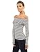 PattyBoutik Women's Off Shoulder Long Sleeve Top