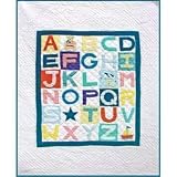 abc navy quilt