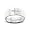 Forever In Faith Sterling Silver And Solitaire Diamond Women's & Men's Cross Ring by The Bradford Exchange