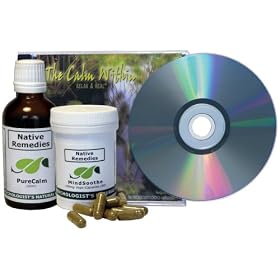 Native Remedies Calm Within CD, MindSoothe and PureCalm UltraPack by