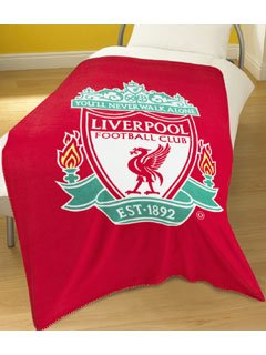 Zap Liverpool Red Crest Fleece Blanket