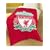 Zap Liverpool Red Crest Fleece Blanket