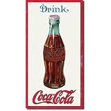 8.5W x 16H COKE - 1915 Bottle Tin Sign by 