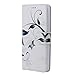 Note 5 Case,Galaxy Note 5 Case,CASELAND [Premium Flip] PU Leather Wallet Stand Protective Cover Case for Samsung Galaxy Note 5 - Butterfly Flower