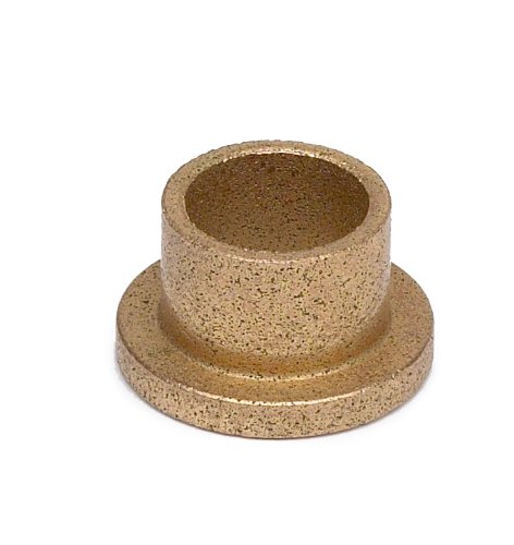 Oilite Sintered Bronze Flanged Sleeve Bearing FF207-02B 1/8 ID x 1/4 OD x 1/4 L