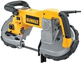 DEWALT D28770K Heavy-Duty 6 Amp 4-3/4-Inch-by-4-3/4-Inch Capacity 80 to 280 Feet Per Minute Variable Speed Portable Band Saw with Case