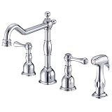 Danze D414357 Opulence Two Handle Kitchen Faucet and Spray, Chrome