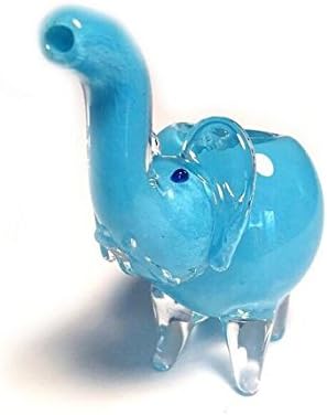 Tiffany Blue Baby Elephant Pipe