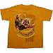 Search : MARVEL IRON-MAN "IRON SLAM" Licensed Gold Juvy Tee