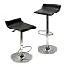 Kitchen & Housewares : Winsome 93329 Metal leg black cushion seat Iron Faux seat SET OF 2 STOOL ADJUSTABLE K/D FAUX SEAT