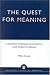 Book The Quest for Meaning