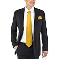Boston Traveler Solid Color Microfiber Tie and Hanky Set