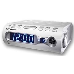 Karcher KA 205 Radiowecker (CD-Player, UKW-/MW-Tuner) wei�