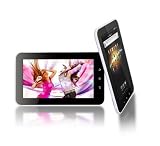 414R eNXP8L. SL160  7 Android 4.0 OS Allwinner A10 5 points Multi Capacitive Touchscreen Pocket Tablet Google Wifi 3G Internet, Support Flash 11.1 and 2160P HD video decoder, with 4GB built in Capacity (Black color)