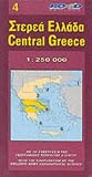 Map of Central Greece (Maps of Greece)