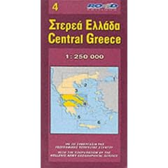 Central Greece, Map (Maps of Greece)