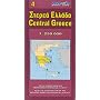 Map of Central Greece (Maps of Greece)