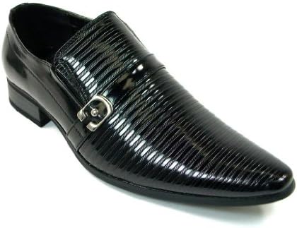 Mens Black Pointy Toe Patent Leather Dress Casual Formal Shoes
