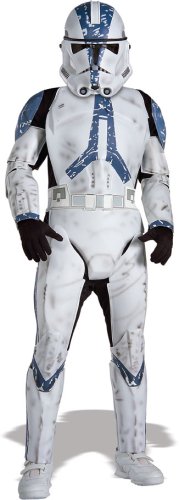 Childrens Toyshop  Toys : Star Wars tm Clone Trooper tm Deluxe Child Costume Size Medium age range 5-7 years