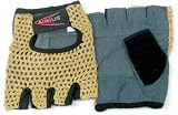 Airuis Retro Mesh Half Finger Cycling Gloves, Small, Natural