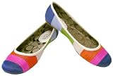 COACH LAILA SIGNATURE STRIPE BALLET FLATS SHOES NEW