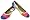 Coach Laila Signature Stripe Ballet Flats Shoes 7.5 New