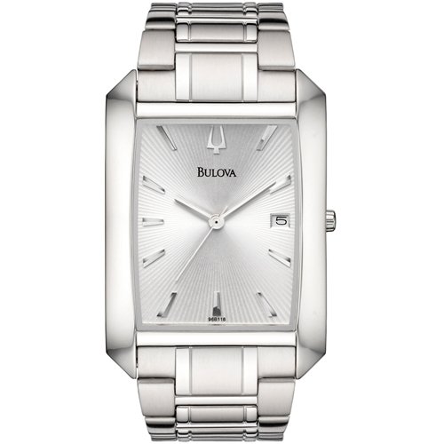 Bulova Men's 96B118 Bracelet Silver Dial Watch