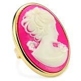 TARINA TARANTINO Classic Pink Cameo Mod Ring,