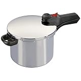 Manttra Quick and Easy 6 Quarts Stainless Steel Pressure Cooker by Mercantile International