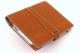 M-edge Genuine Leather Executive Jacket for Amazon Kindle First Generation (Pebbled Saddle Brown)